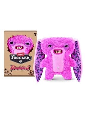 FUGGLER Baddies Series Lord Long Ears Cute Ugly Monster Plush Toy Pink NEW